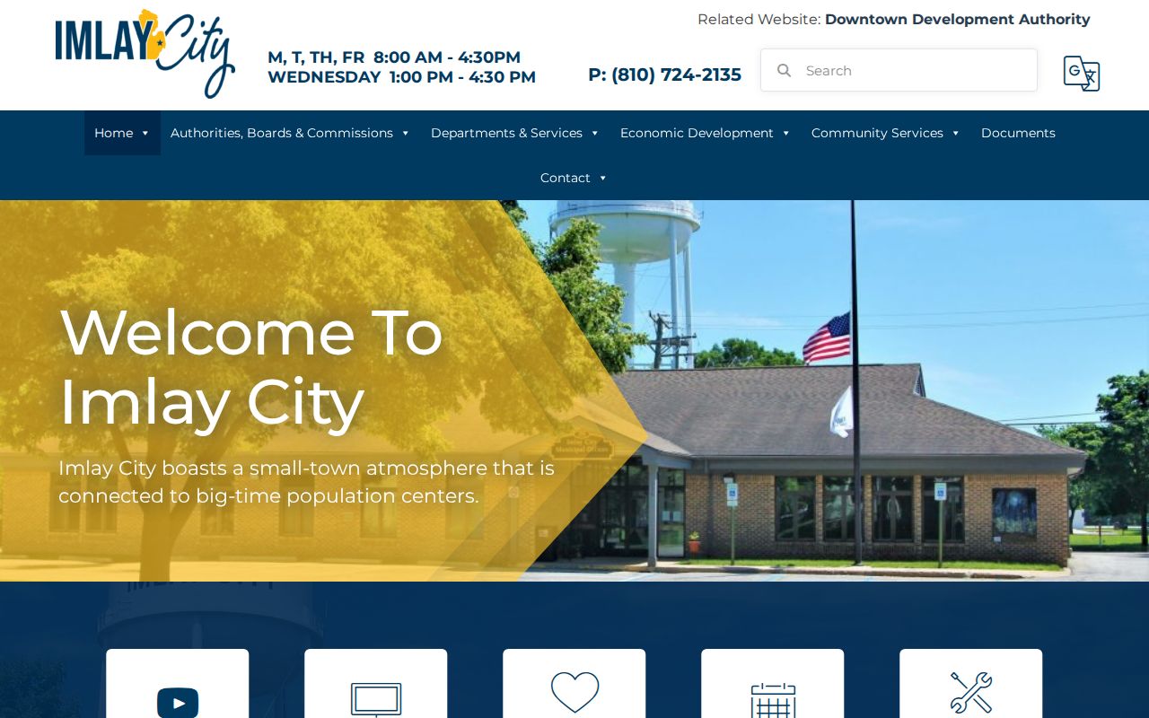 Imlay City court record and docket routing at Imlay City government